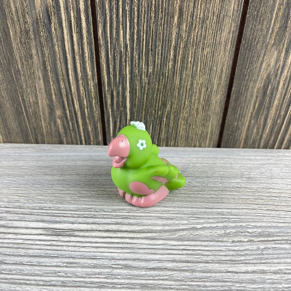 Vintage Strawberry Shortcake bird pet parfait parrot lime chiffon toy Figure